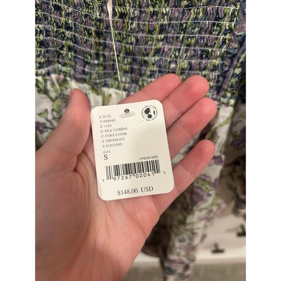 Free People Endless Afternoon Mini Babydoll Tea Dress Small NWT - Picture 5 of 5